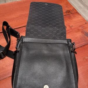 Black Leather Aldo Crossbody Bag